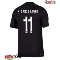 Camiseta Noruega Jorgen Strand Larsen #11 Visitante Equipación Mundial 2026 manga corta